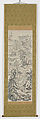 Poetry Gathering at the Lanting Pavilion, Okada Beisanjin (Japanese, 1744–1820), Hanging scroll; ink and color on paper, Japan